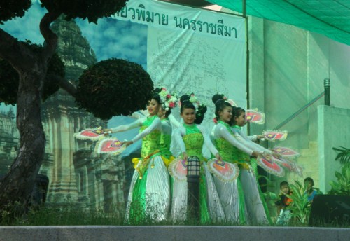 Dance contest at Phimai festival, Thailand